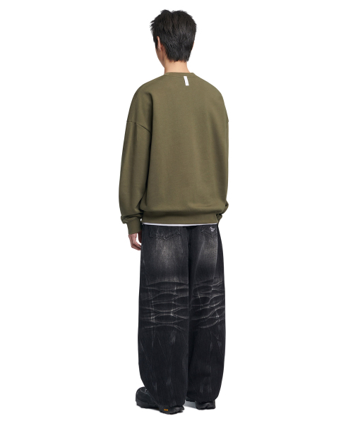 NOMANUAL(NOMANUAL)の「U.O SWEATSHIRT - KHAKI(スウェット・レディース・その他・SMALL/MEDIUM/LARGE/X-LARGE)」の4枚目の写真