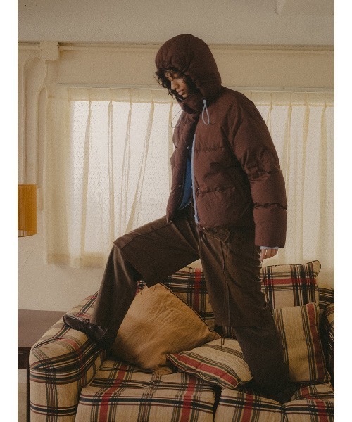 ELCHELE（エルチェレ）の「HALF LAYERED PANTS（スラックス・レディース・ブラウン/ブラック・36/38）」の18枚目の写真