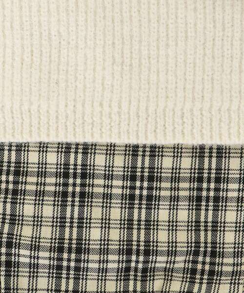 MAJESTIC LEGON（マジェスティックレゴン）の「ケーブルフードボレロセットミニワンピ（ワンピース・レディース・ホワイト系その他2/グレー系その他/ベージュ系その他2・MEDIUM）」の18枚目の写真