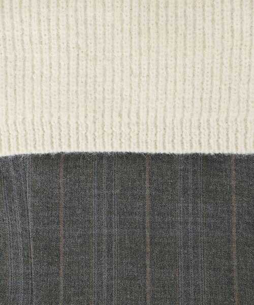 MAJESTIC LEGON（マジェスティックレゴン）の「ケーブルフードボレロセットミニワンピ（ワンピース・レディース・ホワイト系その他2/グレー系その他/ベージュ系その他2・MEDIUM）」の20枚目の写真