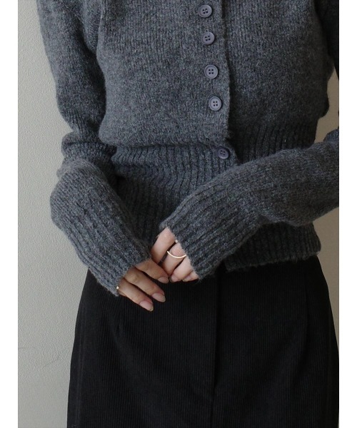 amel（エイメル）の「スクエアネックコルセットデザインニット / グレー（ニット/セーター・レディース・グレー・FREE）」の8枚目の写真