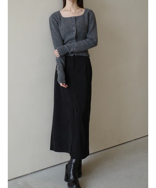 amel（エイメル）の「スクエアネックコルセットデザインニット / グレー（ニット/セーター・レディース・グレー・FREE）」の21枚目の写真