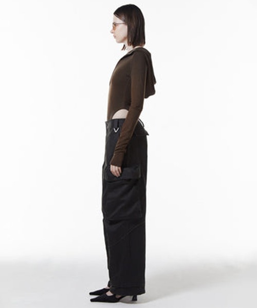 JOSEMOON/ジョゼムーン】HOODIE BODY SUITS/フーディーボディースーツ