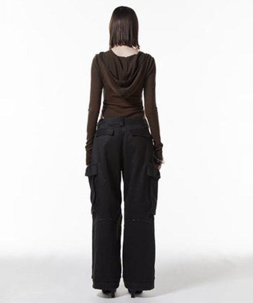 JOSEMOON/ジョゼムーン】HOODIE BODY SUITS/フーディーボディースーツ