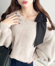 Calina Polo Knit Top（ニット/セーター）｜Her lip to（ハーリップ