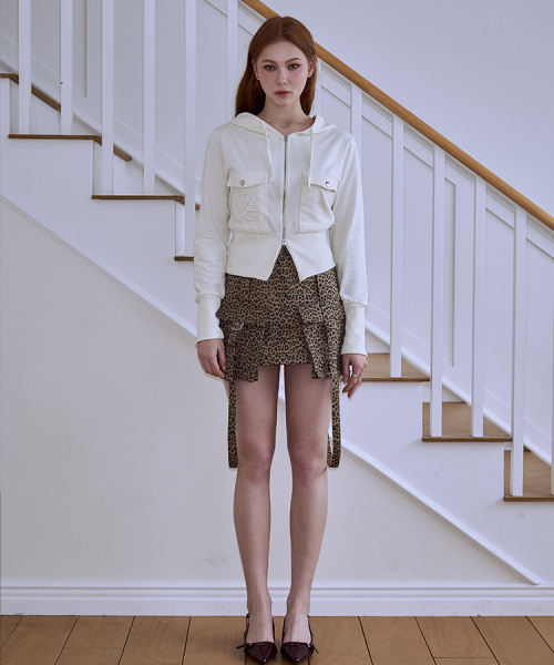 ROSEFRANTZ（ロゼフランツ）の「Out Pocket Leopard Mini Skirt [Brown]（スカート・レディース・ブラウン・SMALL/MEDIUM）」の3枚目の写真