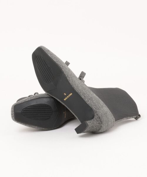 MAISON BREEZE(メゾンブリーズ)の「【MAISON BREEZE】リボンソックスヒールブーツ LON(ブーツ・レディース・ブラック/グレー/ダークブラウン・S/M/L/LL)」の5枚目の写真