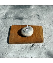 tone（トーン）の「【musk】爽やかカラーのストーンキャンドル(MA)（キャンドル）」