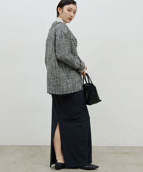 GALLARDAGALANTE（ガリャルダガランテ）の「【手洗い可】ツイードジャケット（その他アウター・レディース・ホワイト/ブラック・FREE）」の17枚目の写真