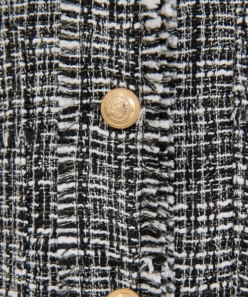 GALLARDAGALANTE（ガリャルダガランテ）の「【手洗い可】ツイードジャケット（その他アウター・レディース・ホワイト/ブラック・FREE）」の15枚目の写真