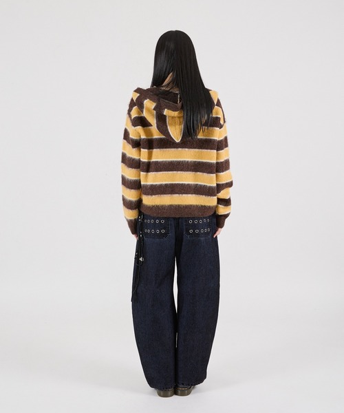 FTW（エフティダブリュー）の「FLOCKY EYELET CARVING PANTS（その他パンツ・レディース・インディゴブルー・MEDIUM/SMALL/LARGE）」の18枚目の写真