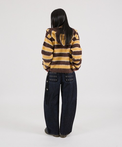 FTW（エフティダブリュー）の「FLOCKY EYELET CARVING PANTS（その他パンツ・レディース・インディゴブルー・MEDIUM/SMALL/LARGE）」の20枚目の写真