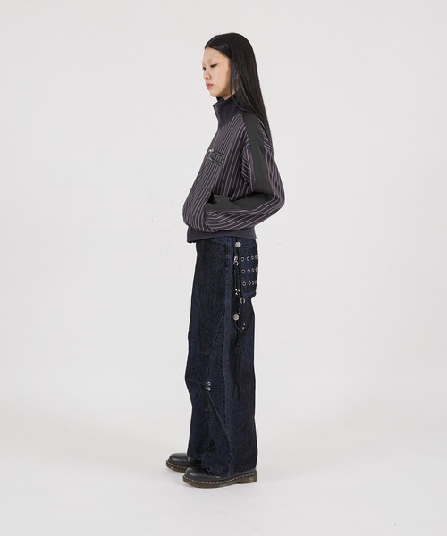 FTW（エフティダブリュー）の「FLOCKY EYELET CARVING PANTS（その他パンツ・レディース・インディゴブルー・MEDIUM/SMALL/LARGE）」の21枚目の写真
