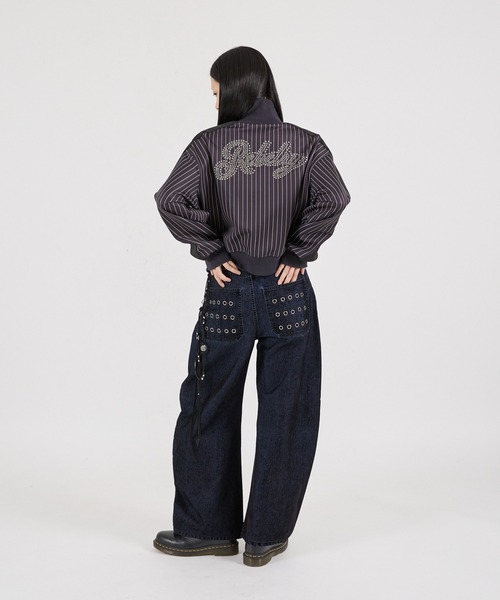 FTW（エフティダブリュー）の「FLOCKY EYELET CARVING PANTS（その他パンツ・レディース・インディゴブルー・MEDIUM/SMALL/LARGE）」の22枚目の写真
