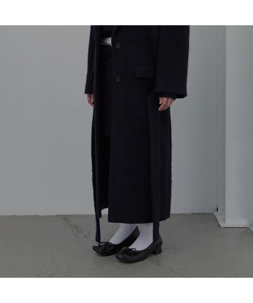 LCDC TM(エルシーディーシーティーエム)の「LOWRISE BELTED COAT (DARK NAVY)(チェスターコート・レディース・その他・OS)」の8枚目の写真