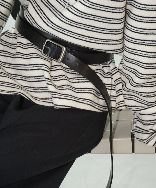 chuclla（チュクラ）の「マルチロングベルト cha25a020（ベルト・レディース・ブラック・FREE）」の6枚目の写真