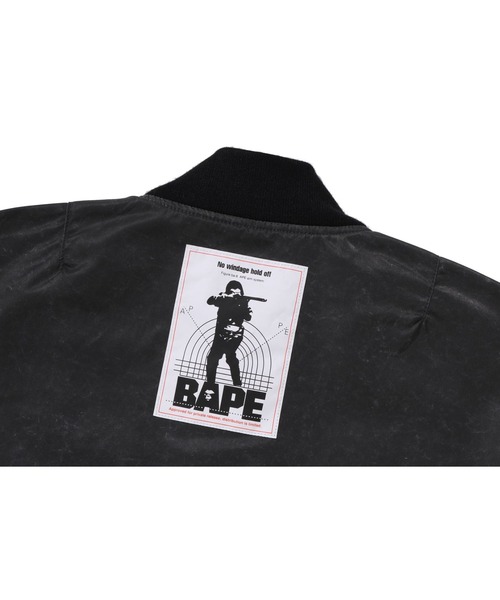 MULTI PATCH BOMBER JACKET（ミリタリージャケット）｜A BATHING APE