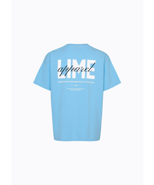 LIMELIGHT APPAREL(ライムライトアパレル)の「アパレルライムロゴTシャツ(スカイブルー/ホワイト)(Tシャツ/カットソー・メンズ・その他・SMALL/MEDIUM/LARGE/X-LARGE)」の3枚目の写真