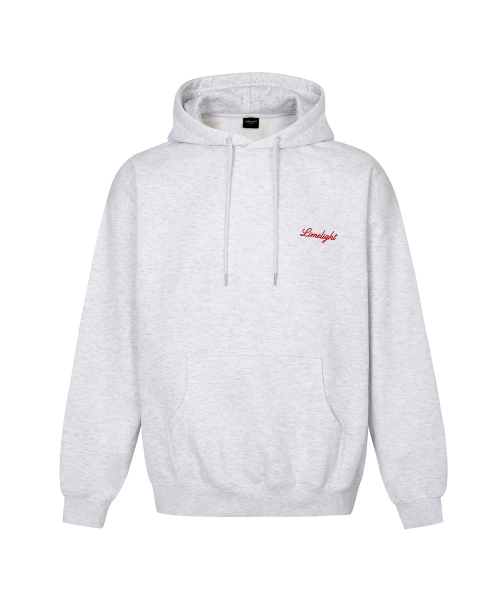 LIMELIGHT APPAREL(ライムライトアパレル)の「アパレルスクリプトロゴフードオーバーサイズ(アッシュグレー/レッド)(パーカー・メンズ・その他・SMALL/X-LARGE/LARGE/MEDIUM)」の1枚目の写真