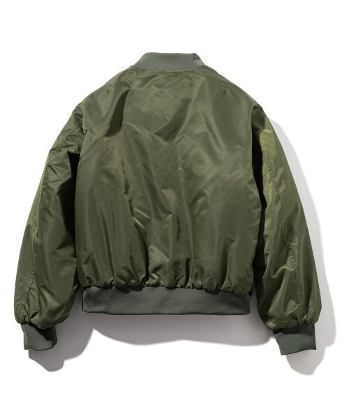 MASSNOUN(マスノウン)の「8oz オーバーサイズ MA-1 航空ジャンパージャケット MFZPD003-KK(ブルゾン・レディース・その他・MEDIUM/LARGE)」の2枚目の写真