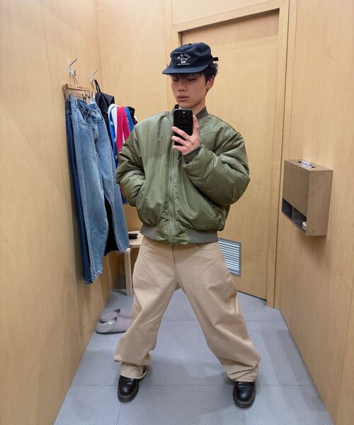 MASSNOUN(マスノウン)の「8oz オーバーサイズ MA-1 航空ジャンパージャケット MFZPD003-KK(ブルゾン・レディース・その他・MEDIUM/LARGE)」の20枚目の写真