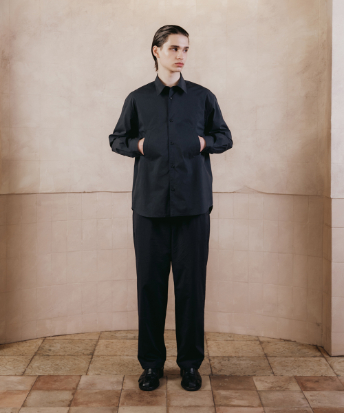 SHIRTER(シャーター)の「CN COMFY SHIRT (DARK NAVY)(シャツ/ブラウス・メンズ・その他・SMALL/MEDIUM/LARGE)」の4枚目の写真