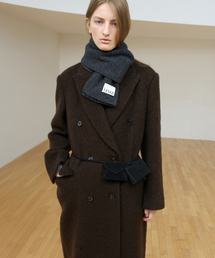 LEVAR（レバー）の「Suede Mini Wallet Belt Bag - Black（ボディバッグ/ウエストポーチ）」