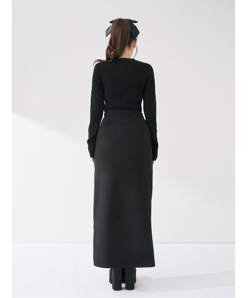 DRビジューフラワーリブニットトップス（ニット/セーター）｜Darich