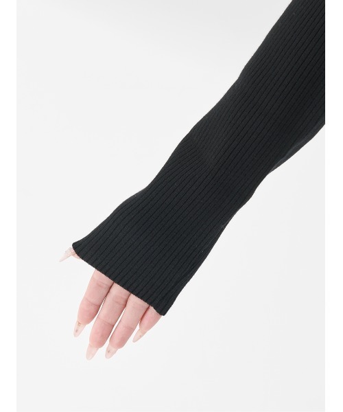 DRビジューフラワーリブニットトップス（ニット/セーター）｜Darich