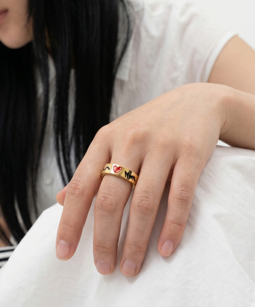 NONENON(ノンノン)の「DOODLE RNG(6mm) SILVER925(18K GOLD PLATED)(リング・レディース・その他・SMALL/MEDIUM/LARGE)」の7枚目の写真