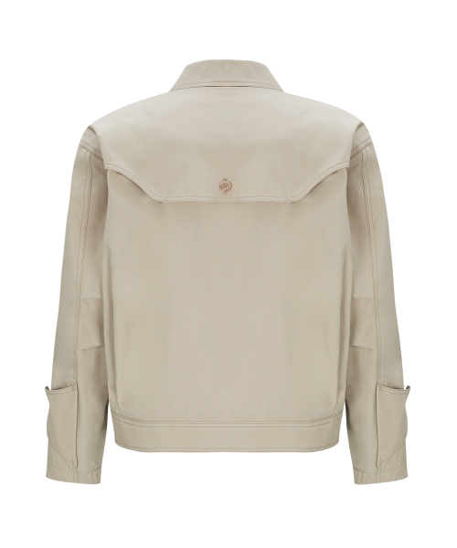 UNGIMMICK(アンジミック)の「CROPPED TRENCH JACKET (IVORY)(その他アウター・メンズ・その他・MEDIUM/LARGE)」の2枚目の写真