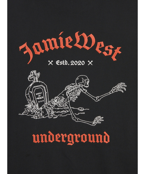 JAMIE WEST（ジェイミーウエスト）の「グレイブスナップフードスウェット（ブラック）（パーカー・レディース・その他・MEDIUM/LARGE/X-LARGE）」の12枚目の写真