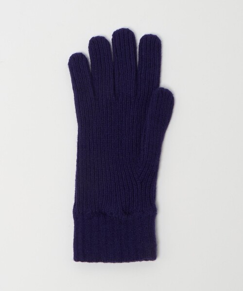 Johnstons of Elgin（ジョンストンズオブエルガン）の「【別注】＜Johnstons of Elgin＞GLR ウールカシミヤ リブ グローブ（手袋・メンズ・ダークグレー/パープル/ダークブラウン・FREE）」の5枚目の写真