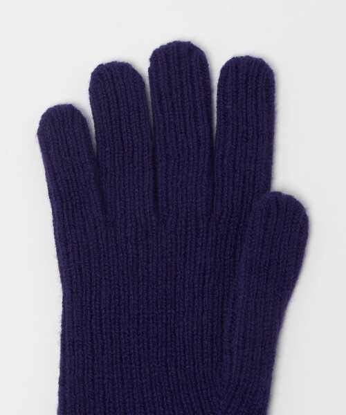 Johnstons of Elgin（ジョンストンズオブエルガン）の「【別注】＜Johnstons of Elgin＞GLR ウールカシミヤ リブ グローブ（手袋・メンズ・ダークグレー/パープル/ダークブラウン・FREE）」の6枚目の写真