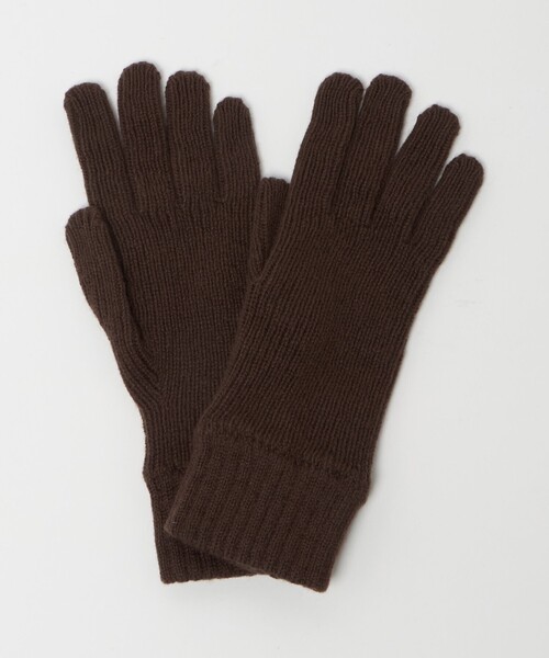 Johnstons of Elgin（ジョンストンズオブエルガン）の「【別注】＜Johnstons of Elgin＞GLR ウールカシミヤ リブ グローブ（手袋・メンズ・ダークグレー/パープル/ダークブラウン・FREE）」の12枚目の写真
