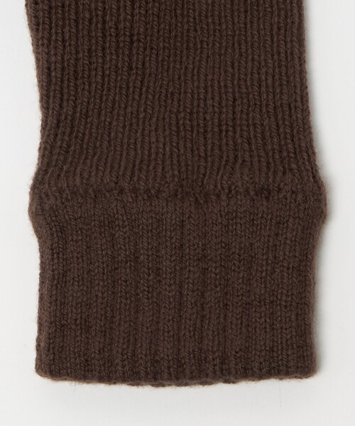 Johnstons of Elgin（ジョンストンズオブエルガン）の「【別注】＜Johnstons of Elgin＞GLR ウールカシミヤ リブ グローブ（手袋・メンズ・ダークグレー/パープル/ダークブラウン・FREE）」の13枚目の写真