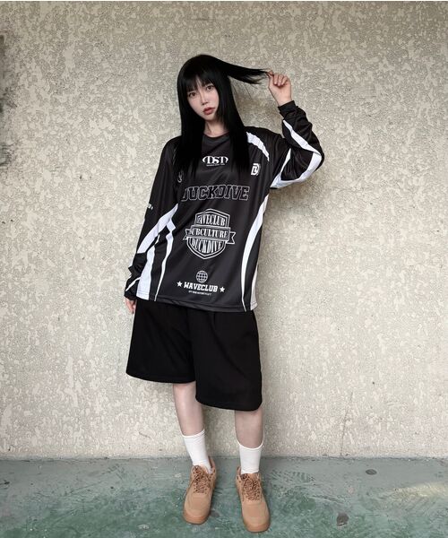 DUCKDIVE(ダックダイブ)の「オフロードメッシュロングスリーブブラック(Tシャツ/カットソー・レディース・その他・MEDIUM/LARGE/X-LARGE)」の8枚目の写真