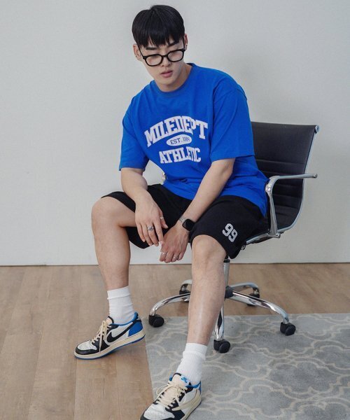 THE MILE（ザマイル）の「MILE DEPT. GARMENTS CREW [BLUE]（Tシャツ/カットソー・メンズ・その他・SMALL/MEDIUM/LARGE/X-LARGE/X-SMALL）」の4枚目の写真