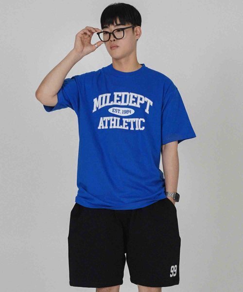 THE MILE（ザマイル）の「MILE DEPT. GARMENTS CREW [BLUE]（Tシャツ/カットソー・メンズ・その他・SMALL/MEDIUM/LARGE/X-LARGE/X-SMALL）」の6枚目の写真