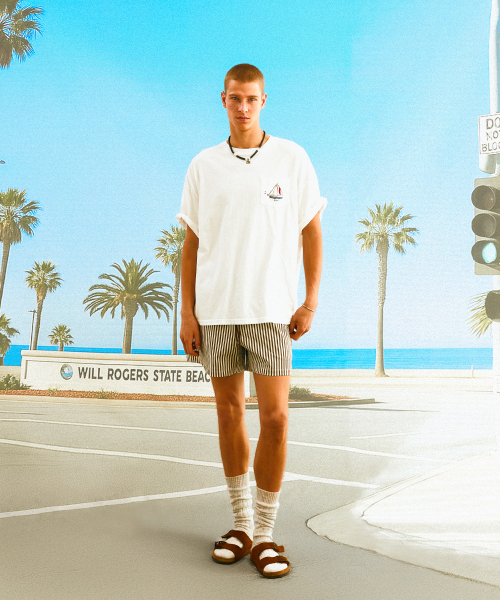 SUNDAY FRUIT MARKET(サンデーフルーツマーケット)の「BOAT POCKET TEE IVORY(Tシャツ/カットソー・メンズ・その他・SMALL/LARGE)」の6枚目の写真