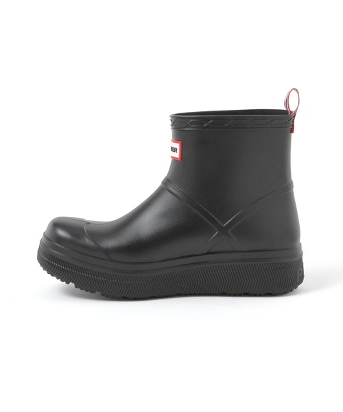 GEORGE'S（ジョージズ）の「【HUNTER】プレイ モールデット ブーツ（レインシューズ・レディース・ブラック・MEDIUM/LARGE）」の2枚目の写真