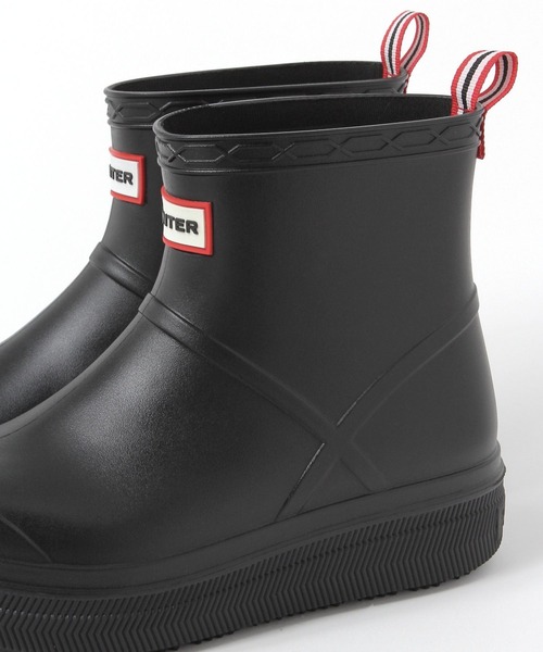 GEORGE'S（ジョージズ）の「【HUNTER】プレイ モールデット ブーツ（レインシューズ・レディース・ブラック・MEDIUM/LARGE）」の8枚目の写真