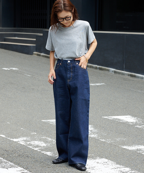 追加5 ULTデニムハイライズルーズ5PKT（デニムパンツ）｜OUTDOOR