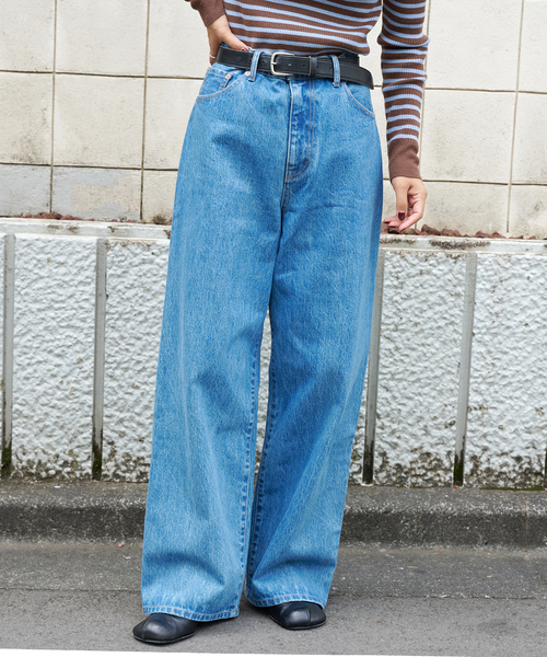 追加5 ULTデニムハイライズルーズ5PKT（デニムパンツ）｜OUTDOOR