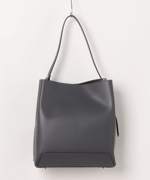 Scrap Book（スクラップブック）の「【GIANNI NOTARO】タックショルダーバッグ（ショルダーバッグ・レディース・レッド/グレー・FREE）」の3枚目の写真