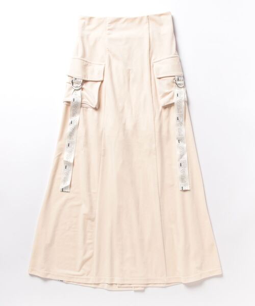 FILA フレアスカート 黒・ベージュ セール/ブランド古着】FILA｜フィラ（レディース）のスカート