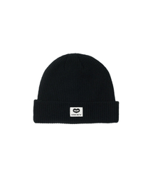 MIHEV（ミヘブ）の「クラシックラベルビーニーブラック（ニットキャップ/ビーニー）」