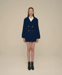 Wool Blended Pea-coat