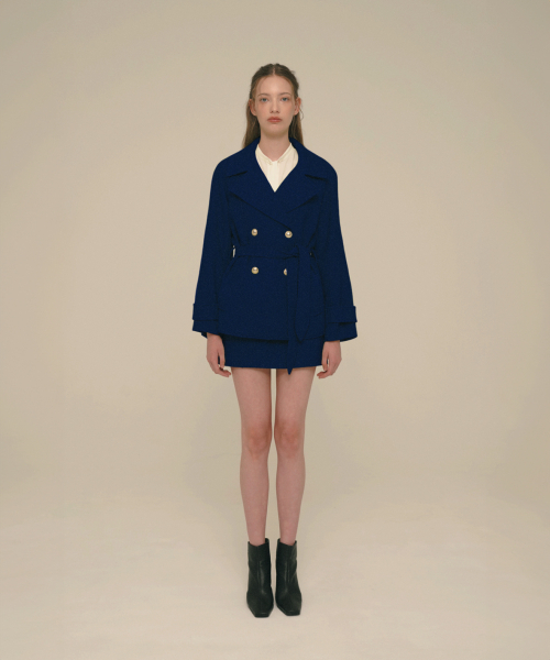 ICE GARDEN A.508(アイス ガーデン エイオーゴンパル)の「Wool Blended Pea-coat(チェスターコート・レディース・その他・SMALL/MEDIUM)」の1枚目の写真