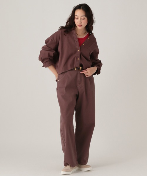 Elura（エルーラ）の「大人カラーカーブデニム/625551（デニムパンツ・レディース・ブラウン/ライトピンク/ブルー・MEDIUM/LARGE）」の7枚目の写真